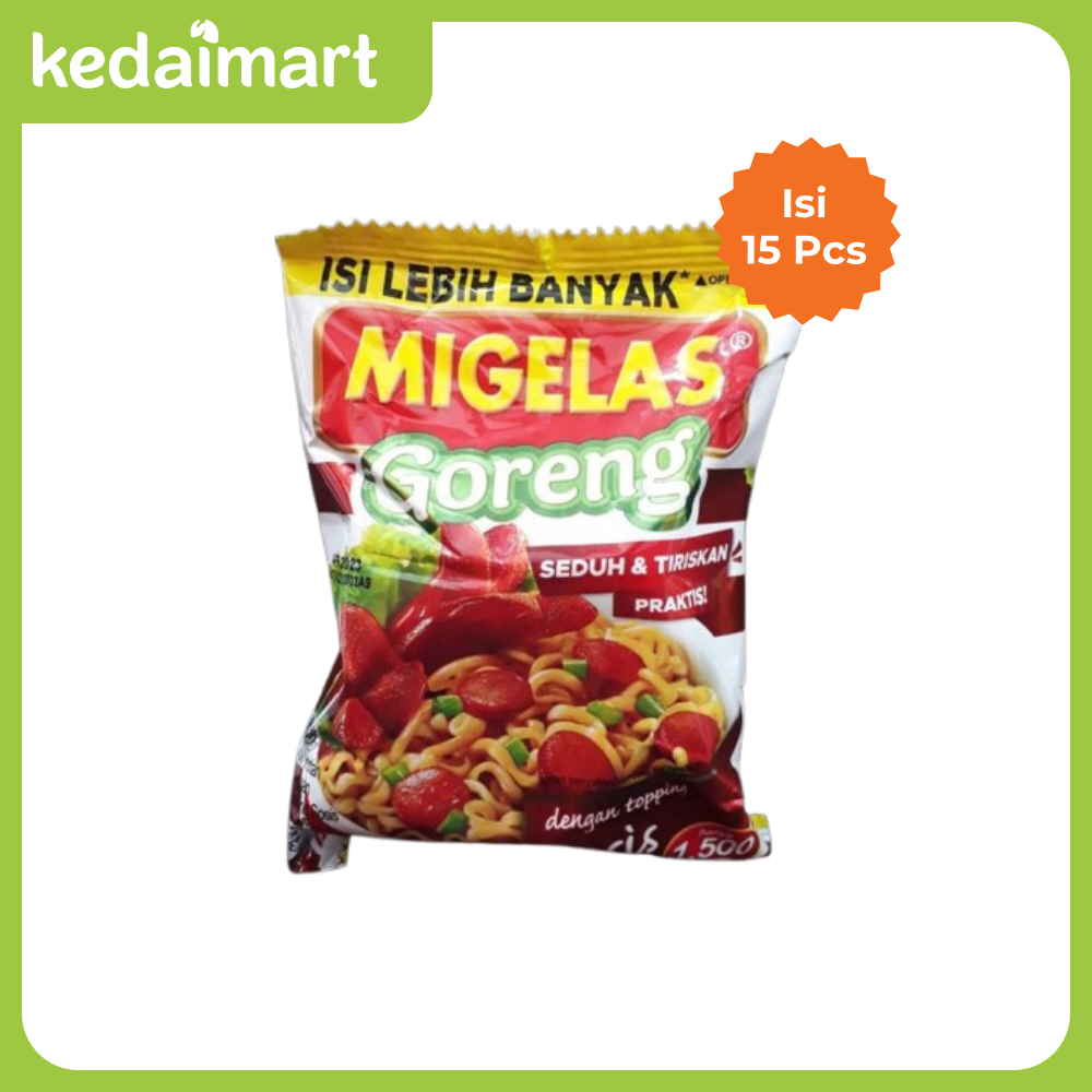Jual Migelas Mie Instant Goreng Renceng Isi 15 X 35 Gram | Shopee Indonesia