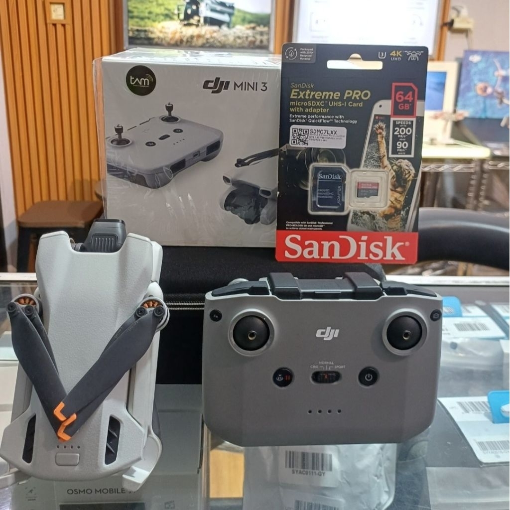 Jual DJI Mini 3 RCN1 4K drone secondhand Free micro SD SanDisk extreme ...