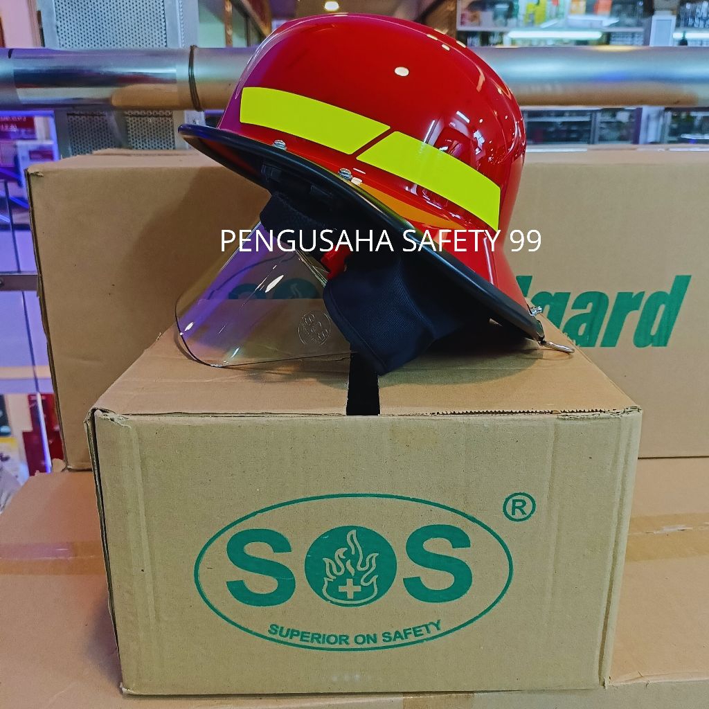 Jual Helm Pemadam SOS Fullgard / Safety Helmet Damkar Murah Meriah ...