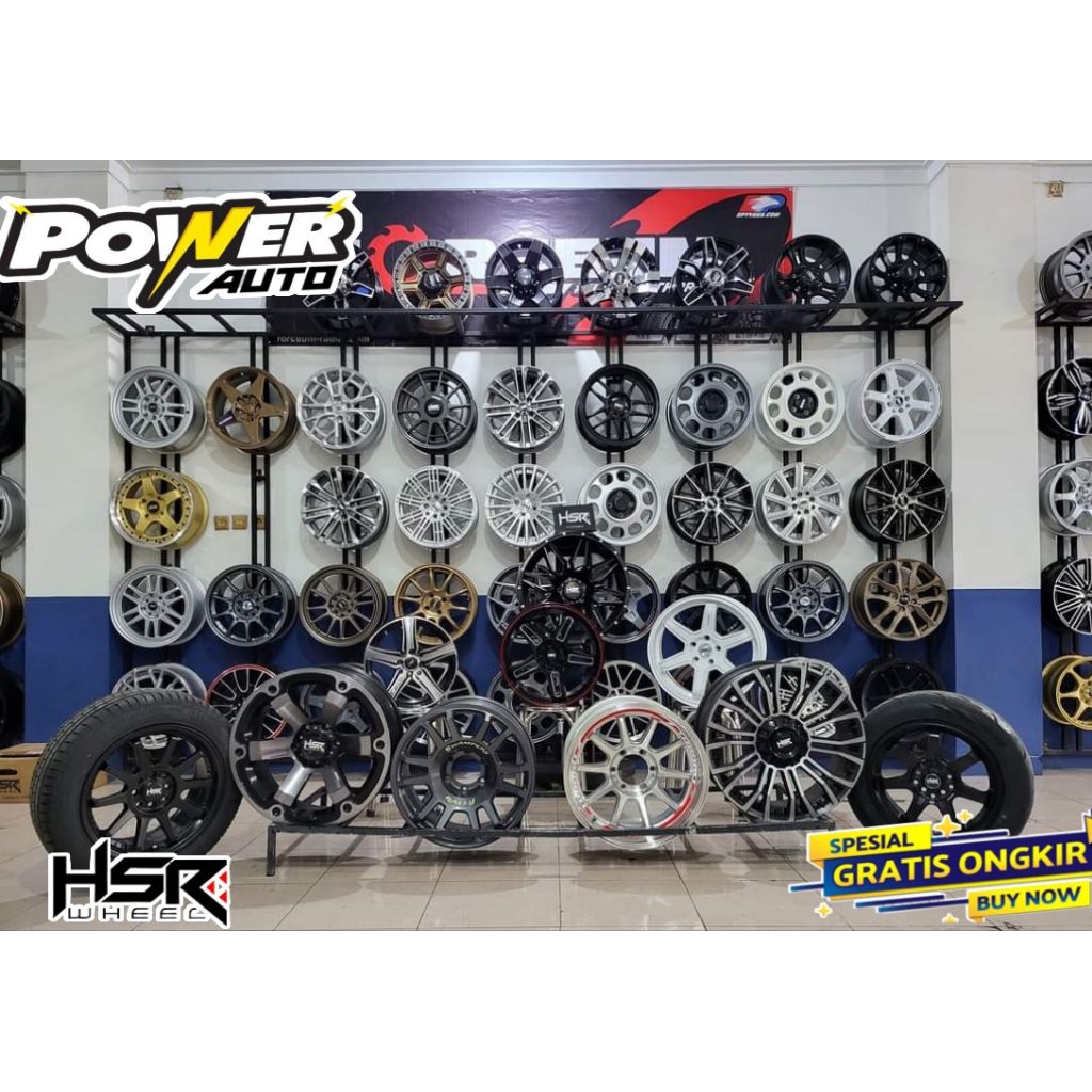 Jual VELG MOBIL HSR TIPE RAI-S5 R17 LEBAR 7,5 RATA BODY LOBANG 10 VELOZ ...
