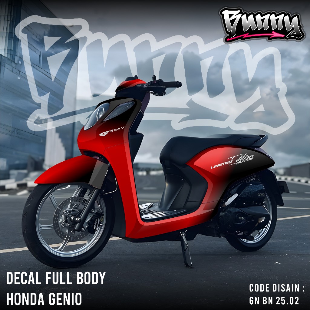 Jual (COD) TERBARU Sticker Decal Full Body Motor Honda Genio 2019 2020 ...