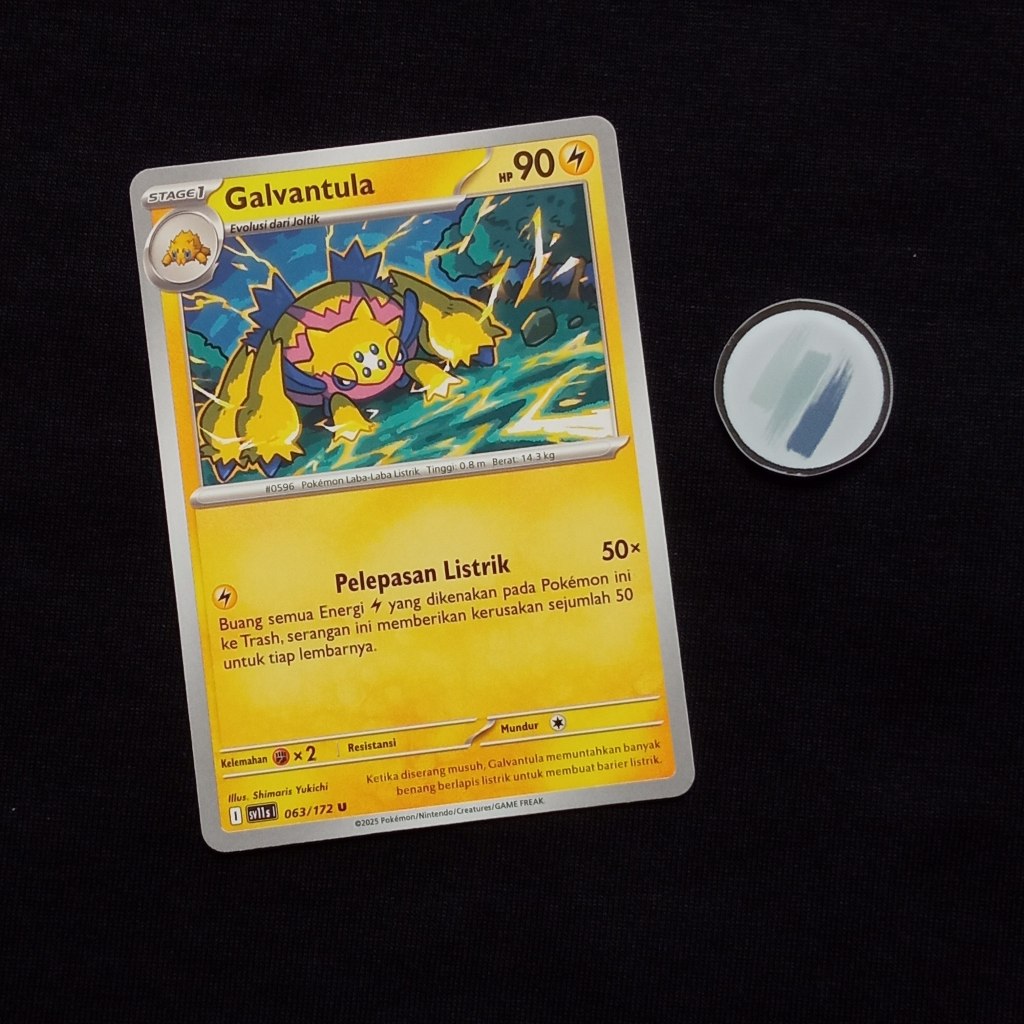 Jual Galvantula U sv11s Hitam & Putih Pokemon TCG Indonesia | Shopee ...