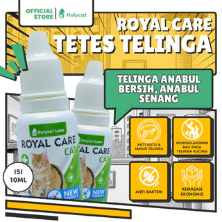 Holycatlabs Royal Care Obat Tetes Telinga untuk Kucing