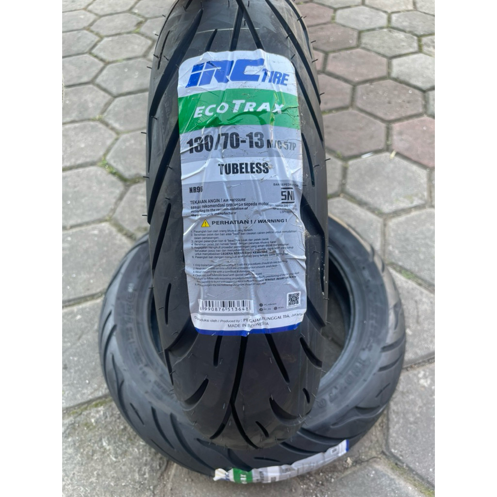 Jual IRC ECOTRAX – 130/70-13 TUBELESS | BAN BELAKANG PCX / NMAX ...