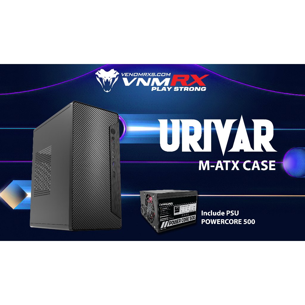 Jual Casing PC Komputer VenomRX Venom-RX URIVAR | Midi Tower | Micro ...