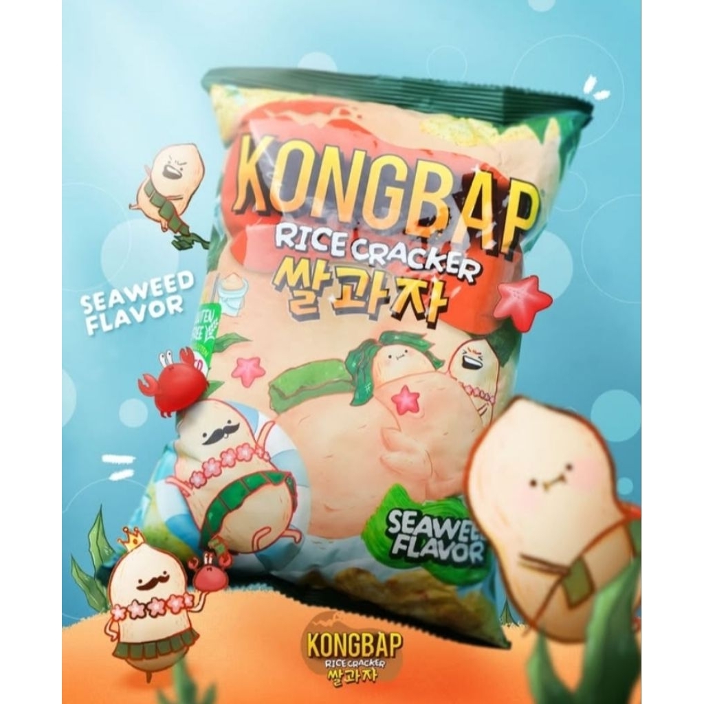 Jual Kongbap rice cracker seaweed 50gr Snack sehat | Shopee Indonesia