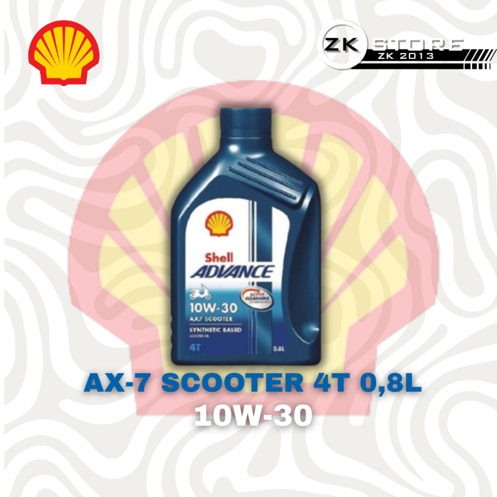 Jual Oli Motor Shell AX7 Matic 10W-30 / Oli Shell Matic | Shopee Indonesia