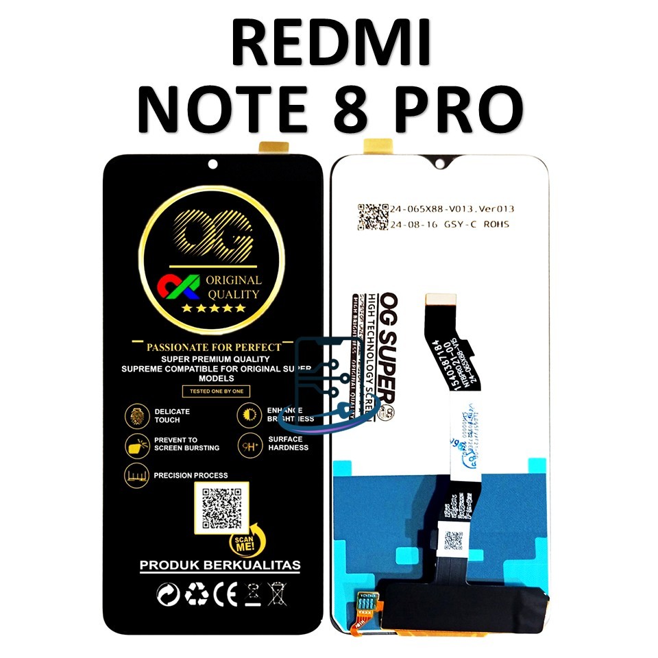 Jual LCD XIAOMI REDMI NOTE 8 PRO FULLSET TOUCHSCREEN | Shopee Indonesia