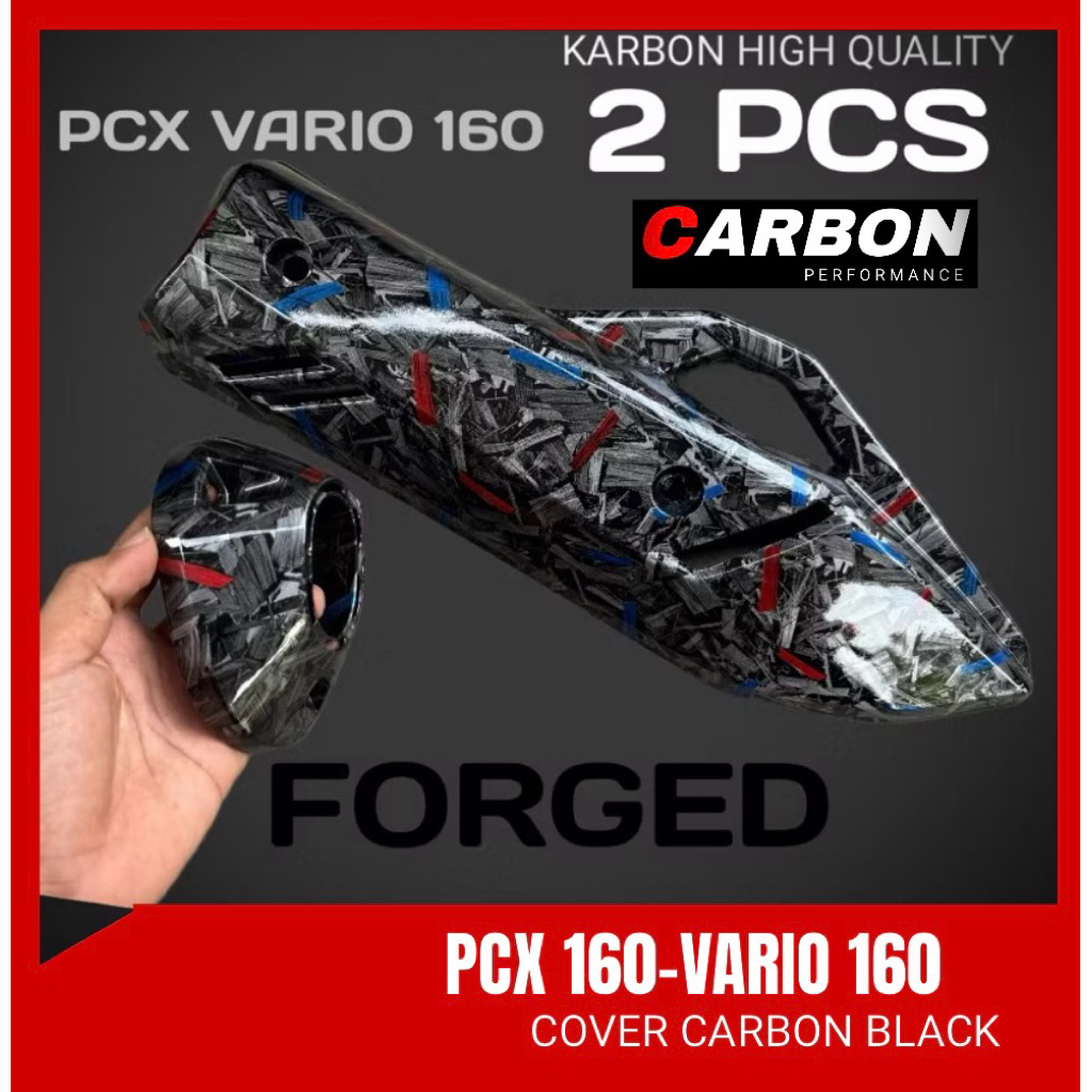 Jual TUTUP KNALPOT DAN MONCONG PCX 160 CARBON FORGED - moncong PCX ...
