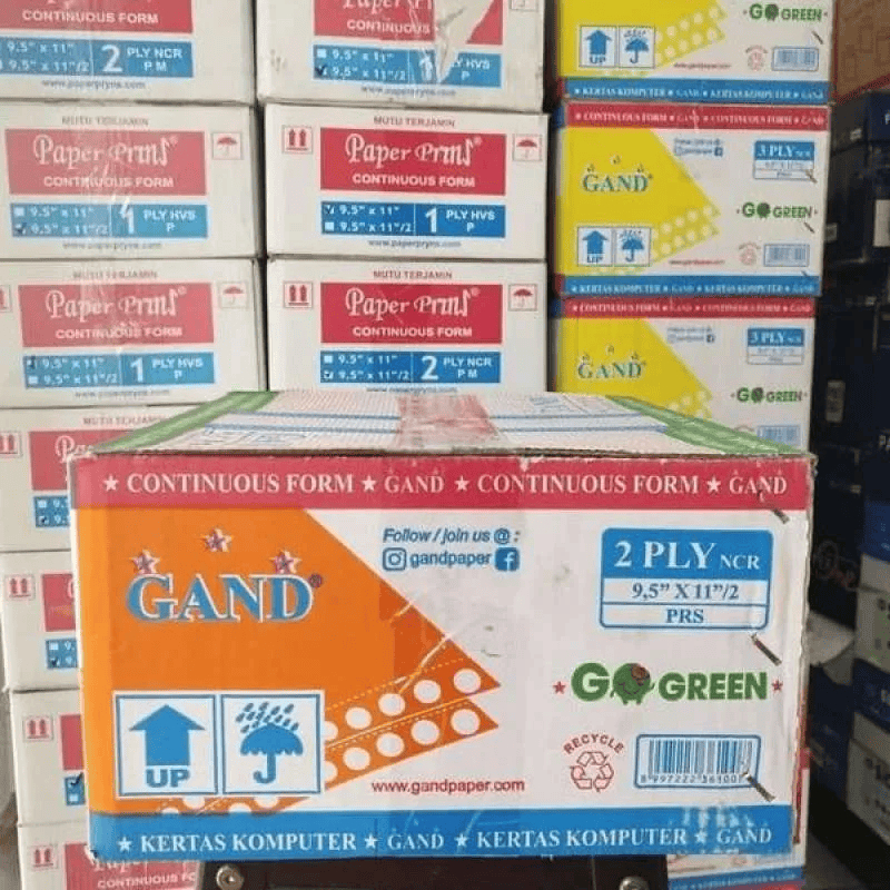 Jual CONTINUOUS FORM GAND 9.5 X 11 2 PLY NCR FULL BAGI 2 FAKTUR SURAT ...