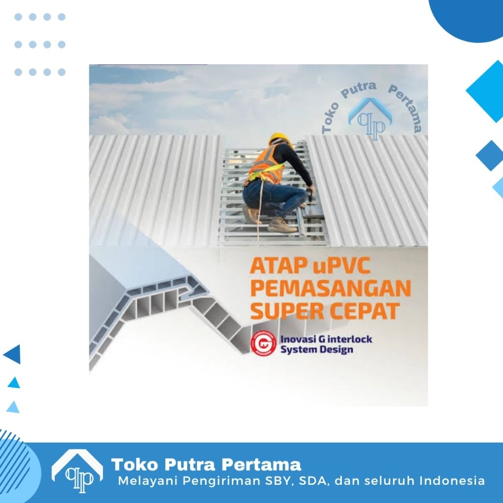 Jual Rufingku Atap HITAM upvc tebal 15mm | Shopee Indonesia