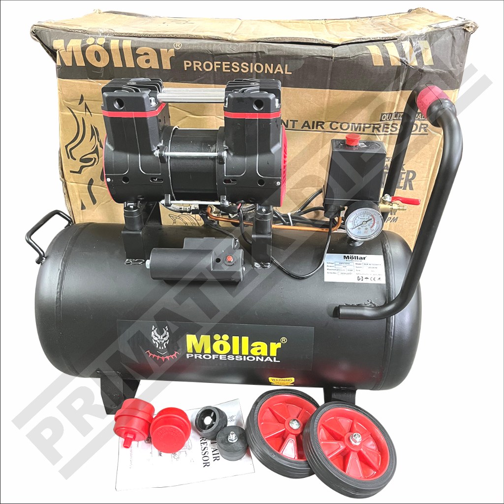 Jual (MOLLAR MLR-AC1550-BP-R) Kompresor Angin 50L 1HP MLR AC1550BP R ...