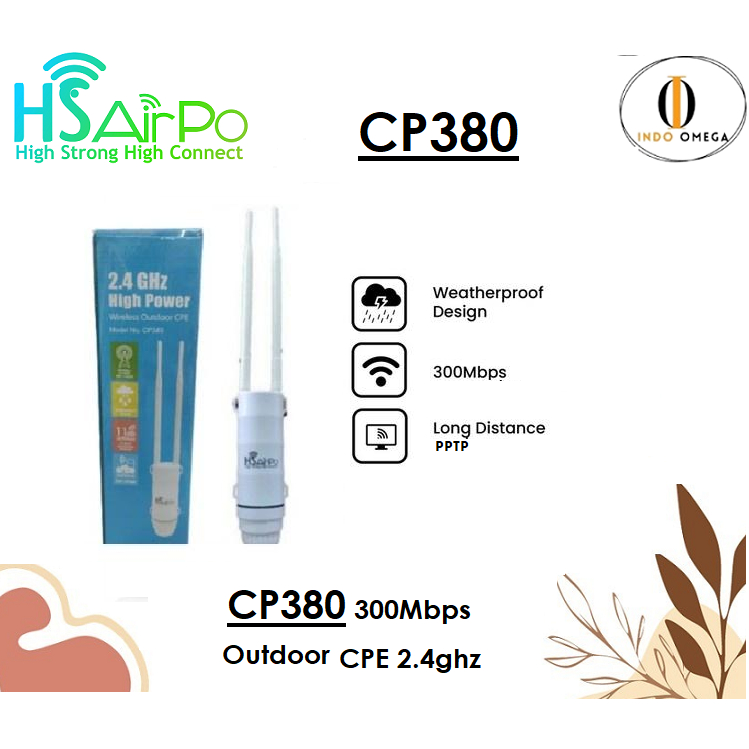 Jual HSAirPo CP380 300Mbps Outdoor CPE 2.4ghz | Shopee Indonesia