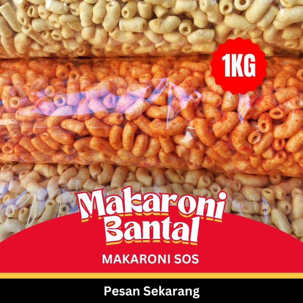 Jual 1KG Makaroni Bantal Aneka Rasa - Makaroni SOS Viral | Shopee Indonesia