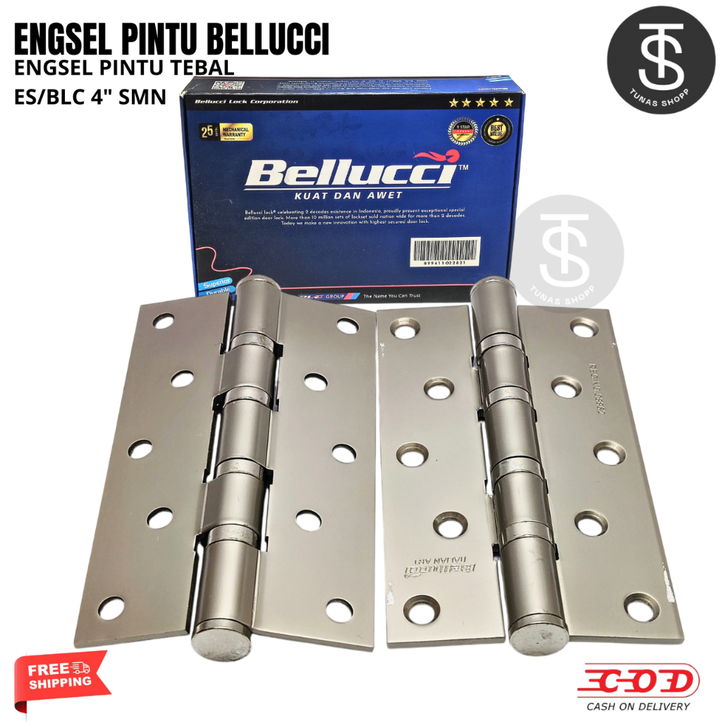 Jual Engsel Bellucci 4 Inch – Engsel Pintu Stainless Steel / Tebal Anti ...