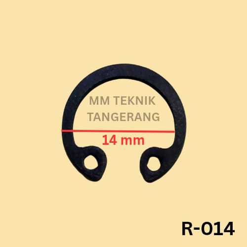 Jual Snapring R14 H14 Snap ring Circlip Internal Retaining Tipe R H 14 ...
