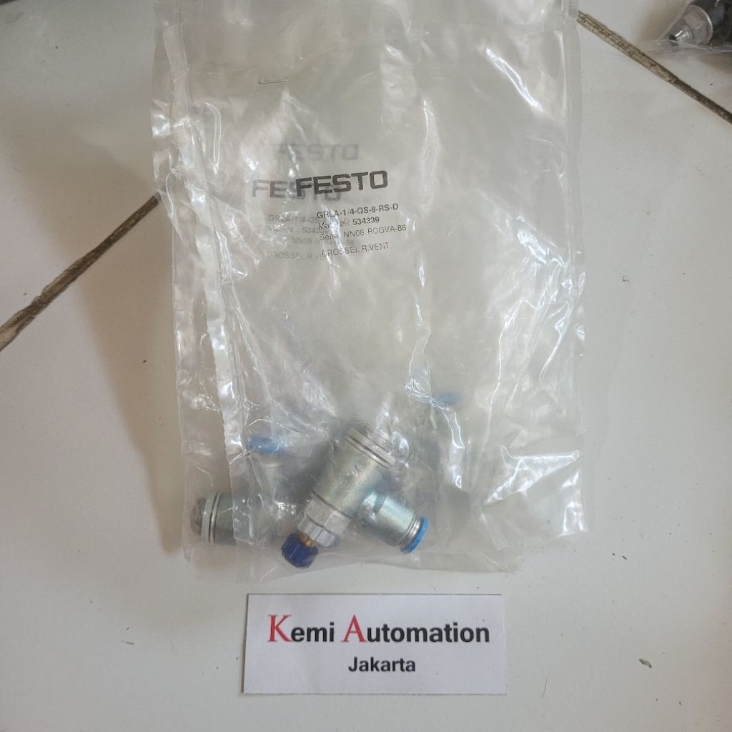 Jual Speed Control FESTO GRLA-1/4-QS-8-RS-D (534339) | Shopee Indonesia