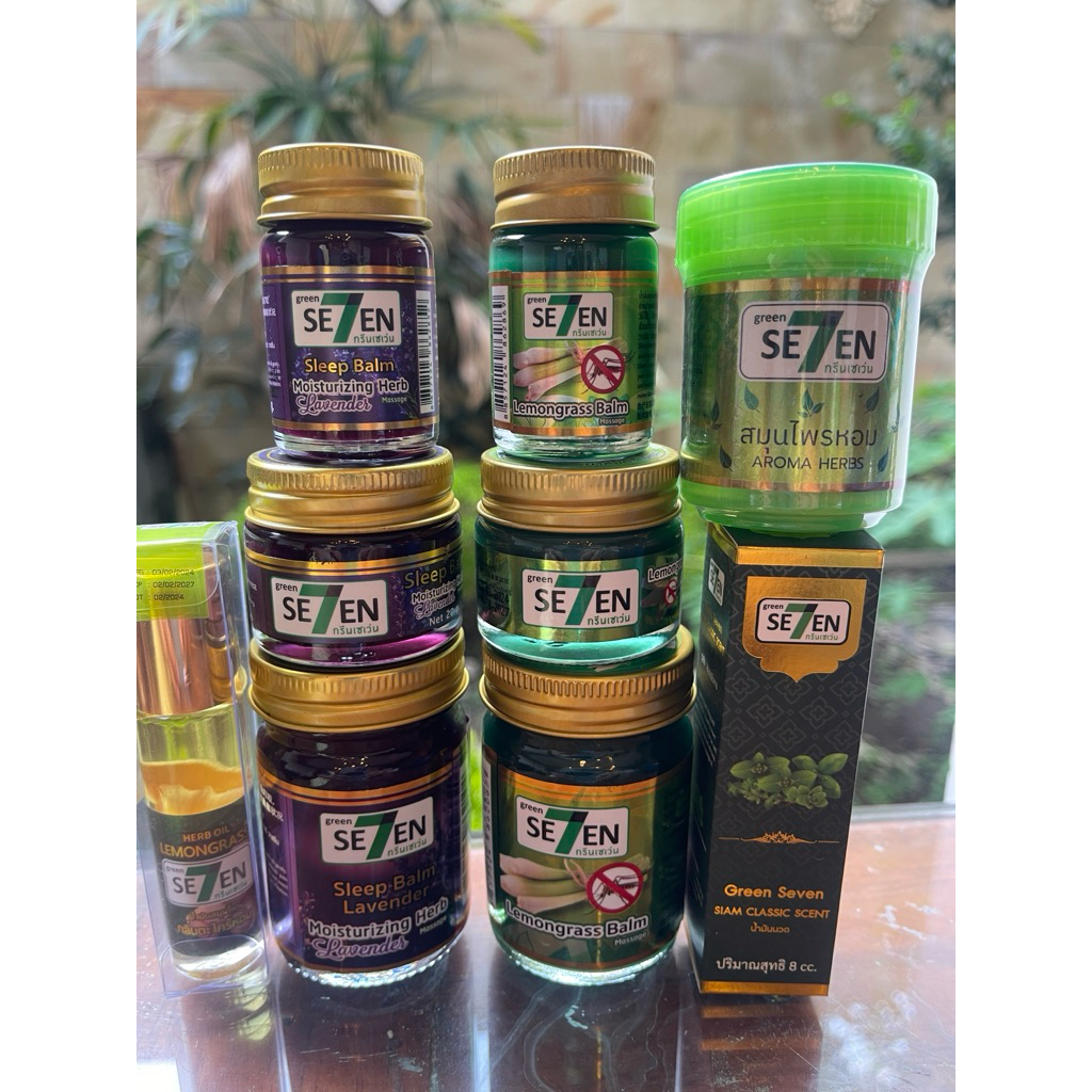 Jual Green Seven Herb Balm|Sleep Balm Lavender|Lemongrass Balm|Aroma ...