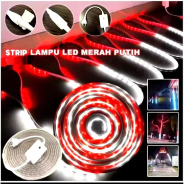 Paket Lampu Led Strip Selang 2835 220V Rgb Led Strip 2835 Rgb Running Satu Set Tinggal Colok