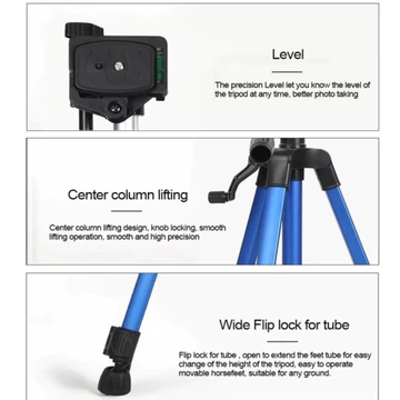 Tripod Profesional Handphone Kamera Live Streaming Tripod Carry Bag