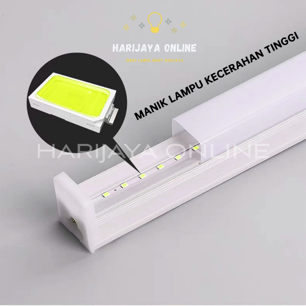 Jual WingLock Lampu TL Led T5 6w 10w / 30 60cm Neon Bohlam Putih Kuning ...