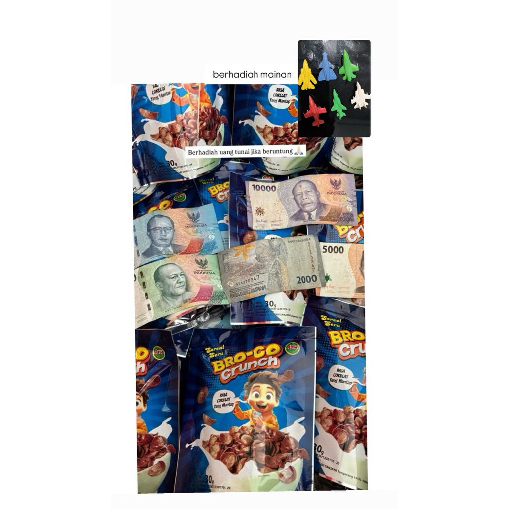 Jual SEREAL BRO-CO CRUNCH/ COCO CRUNCH/ CHOCO CHIP/ 1 PACK ISI 5 PCS ...