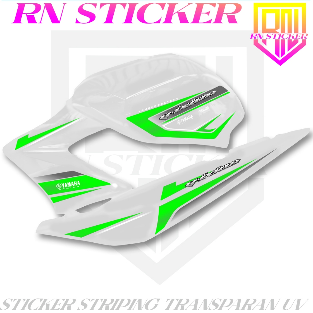 Jual Striping Vixion Lama/Old 150 Transparan Sticker Simpel Motip ...
