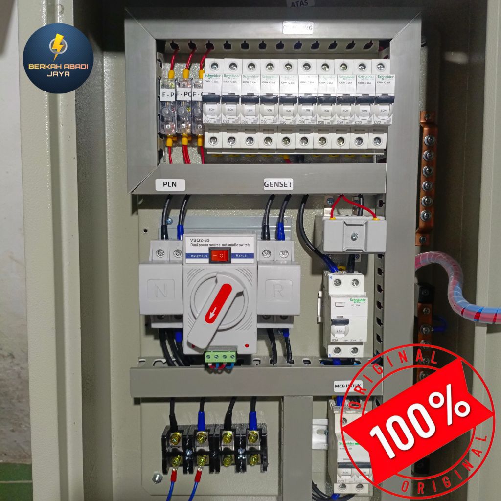Jual panel ATS 1phase 63a digital meter | Shopee Indonesia