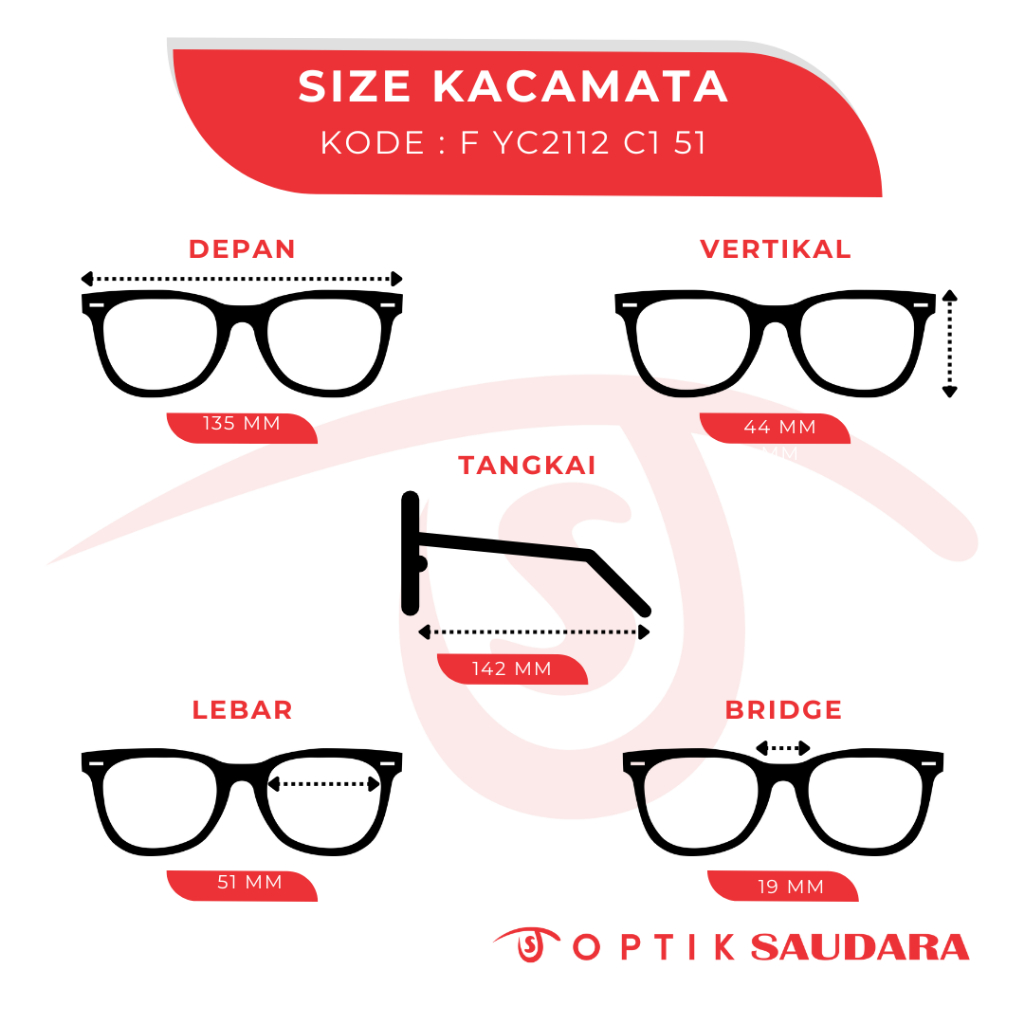 Jual Optik Saudara - Frame Yoichi - Kacamata Wanita Semi Cat Eye ...
