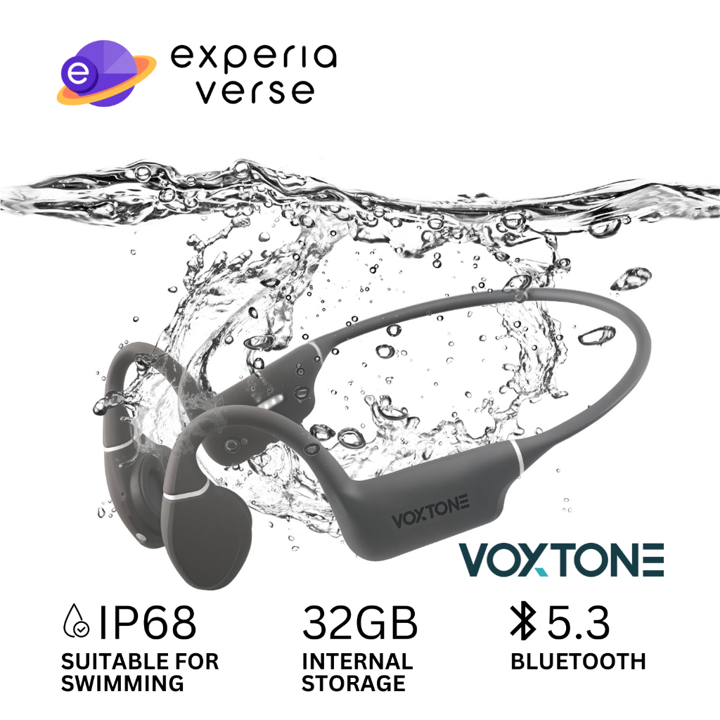 Jual Voxtone SwimPro Bone Conduction Headphone IP68 Swimming 32GB ...