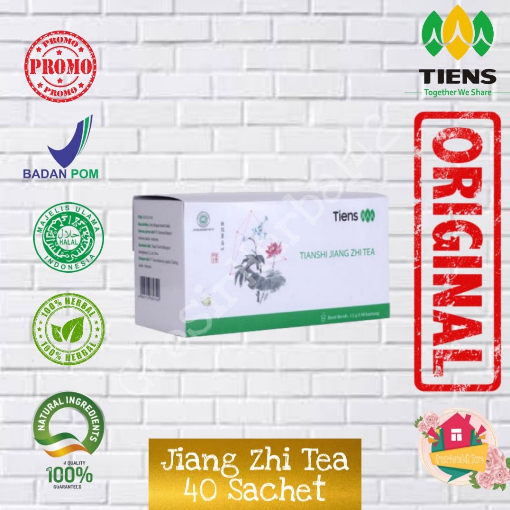 Jual JIANG ZHI TEA PELANGSING BADAN ISI 40 SACHET ORIGINAL SEGEL