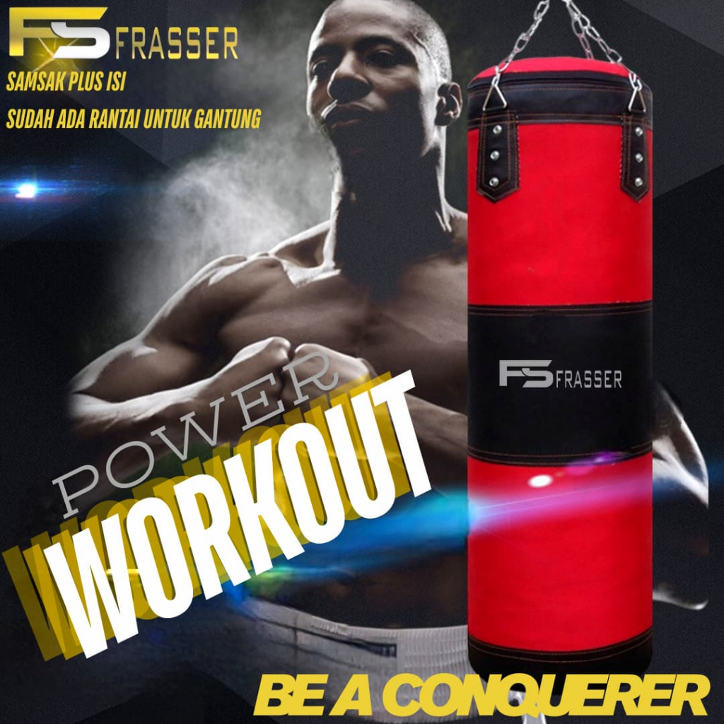 Jual Samsak Gantung Samsak Tinju Samsak muaythai Sandsack Plus Isi ...