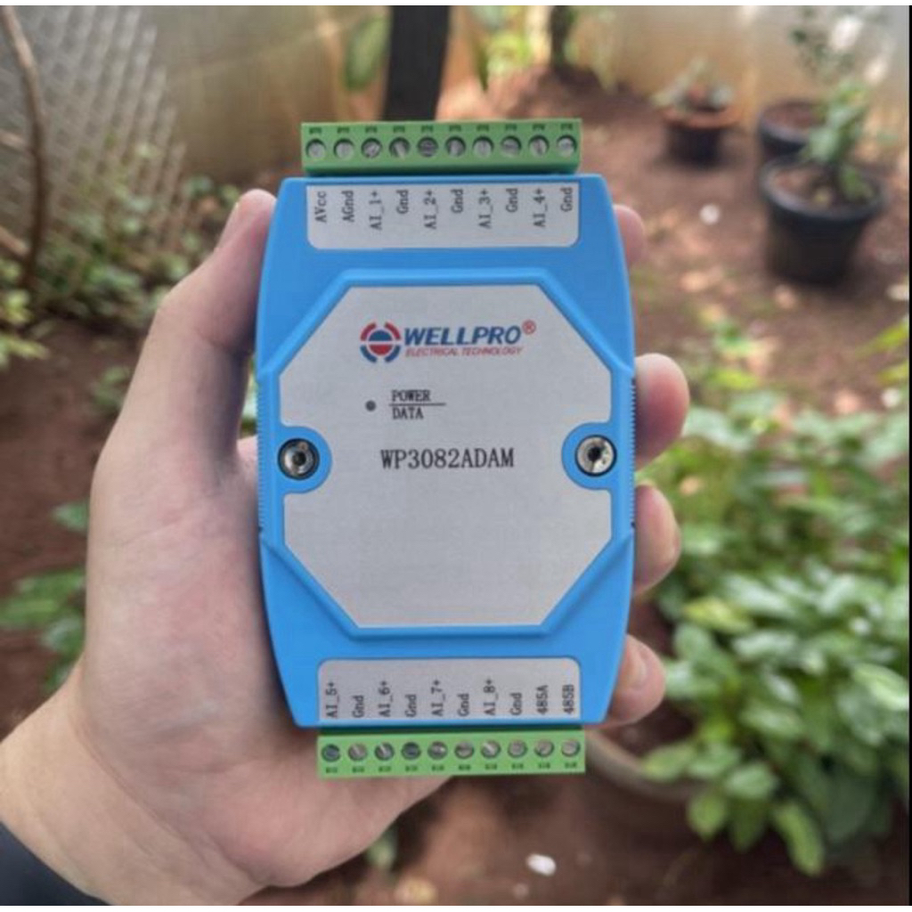 Jual Remote IO Data Acquisition Module Modbus RTU - WP3082ADAM-8AI ...