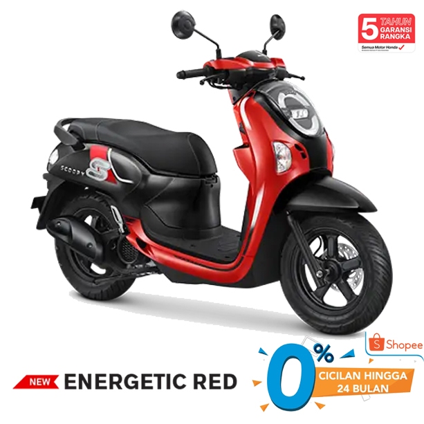 New Honda Scoopy Fashion Sporty Energetic Series Sepeda Motor