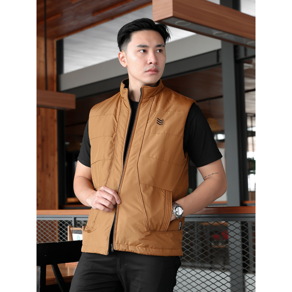 Jual Delibra Rompi Motor Jaket Vest Pria Martin Gold | Shopee Indonesia