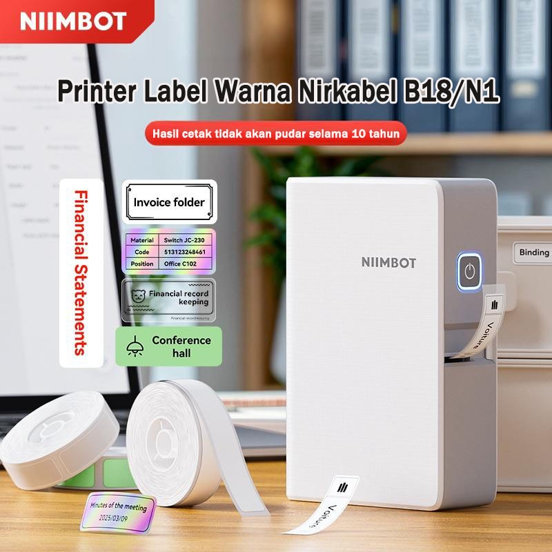 Jual NIIMBOT N1 Printer Label Portabel Nirkabel, Mendukung Cetak ...