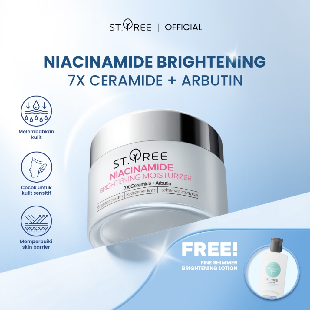 Jual ST.TREE Niacinamide Brightening Moisturizer 30 gr | 7X Ceramide ...