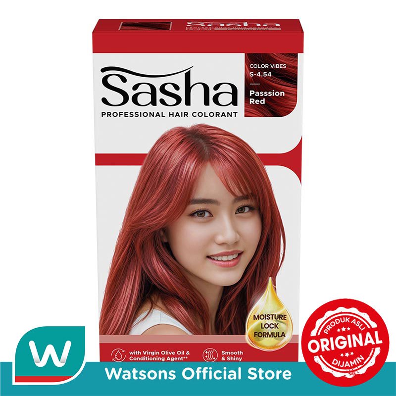 Jual Sasha Professional Hair Colorant - Color Vibe Series S-4.54 ...