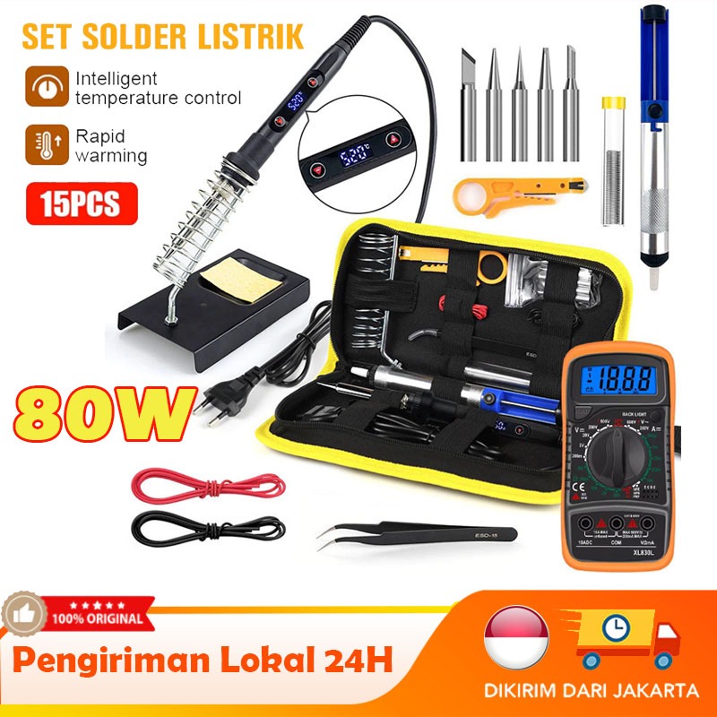 Jual Model terbaru 80W Paket Solder Listrik Lengkap Set Solder Listrik ...