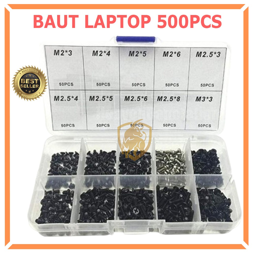 Jual Baut Laptop Set Paket 500pcs Screw Lengkap Netbook Notebook Kit ...