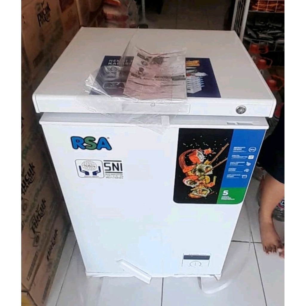 Jual Link Kargo Chest Freezer RSA CF-110 (96 Liter) | Shopee Indonesia