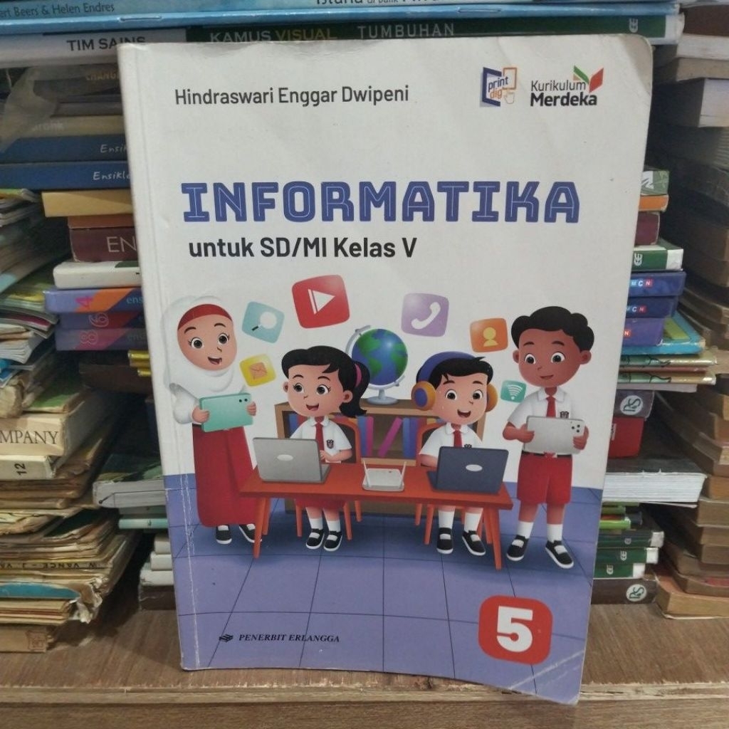Jual paket INFORMATIKA UNTUK SD/MI PENERBIT ERLANGGA KURIKULUM MERDEKA ...