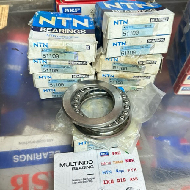 Jual Bearing Thrust 51109 NTN JAPAN ORIGINAL | Shopee Indonesia