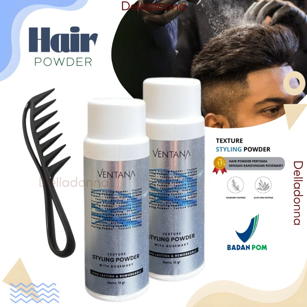 Jual Hair Powder Rambut With Rosemary Hair Styling Pria Terlihat ...