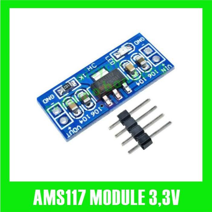 Jual AMS1117 -3.3V POWER SUPPLY MODULE Step down Power Supply module ...