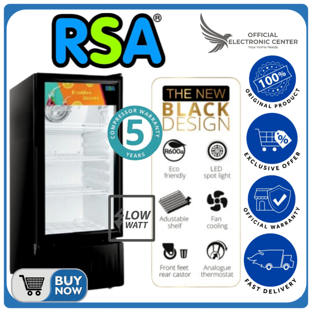 Jual SHOWCASE RSA AGATE200 AGATE-200 AGATE 200 200L CHILLER RSA DISPLAY ...
