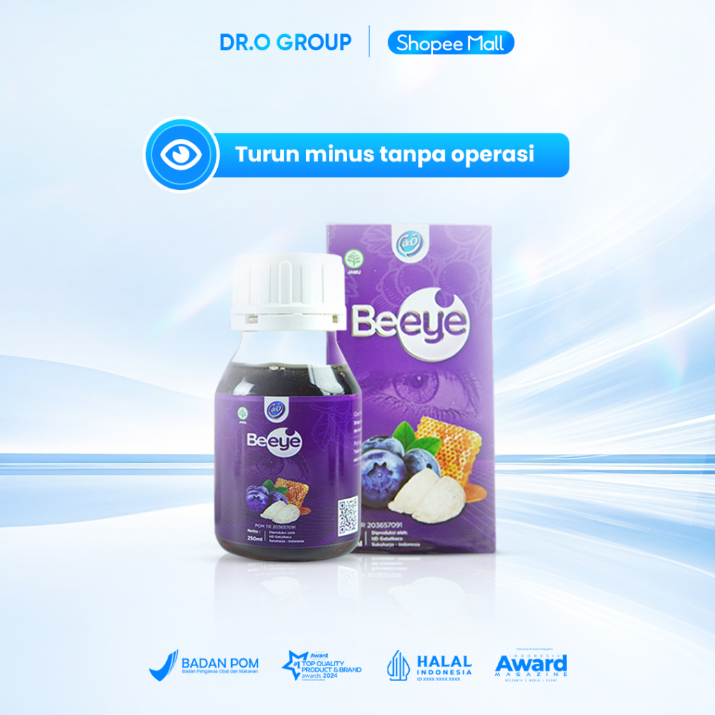 Jual Dr O - Madu Mata Minus Beeye 250ML/Bantu Atasi Mata Minus-Plus ...