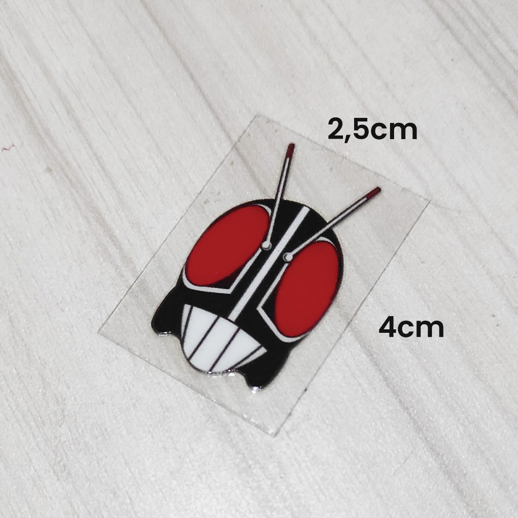 Jual sticker DTF permanent kamen rider black RX | Shopee Indonesia