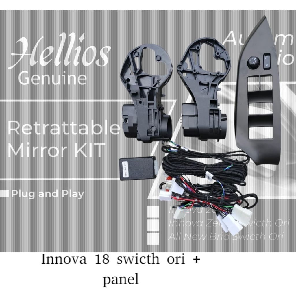 Jual Auto Retract + Modul spion Retract Toyota Innova Reborn + Panel ...