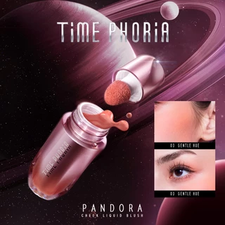 TIME PHORIA - Pandora Cheek Liquid Blush 5G Blush On Waterproof Cream Blush Longlasting Highly-Pigmented Ultra-Blendable